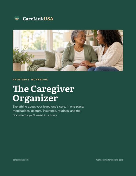 Cover of The CareLink Caregiver Organizer